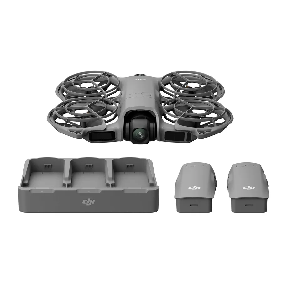 DJI Neo 2 Fly More Combo utan kontroll.